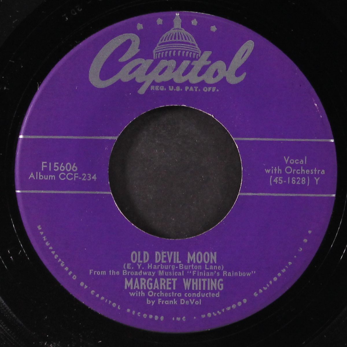look for the silver lining / old devil moon by MARGARET WHITING