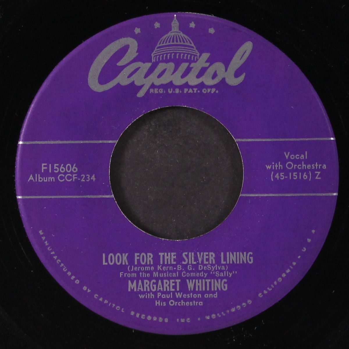 look for the silver lining / old devil moon by MARGARET WHITING