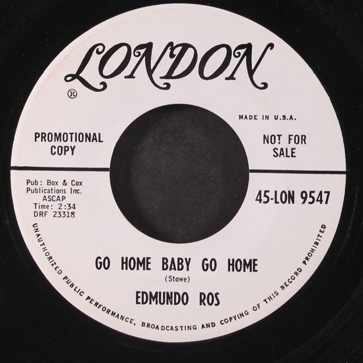 go home baby go home / limbo bar by EDMUNDO ROS