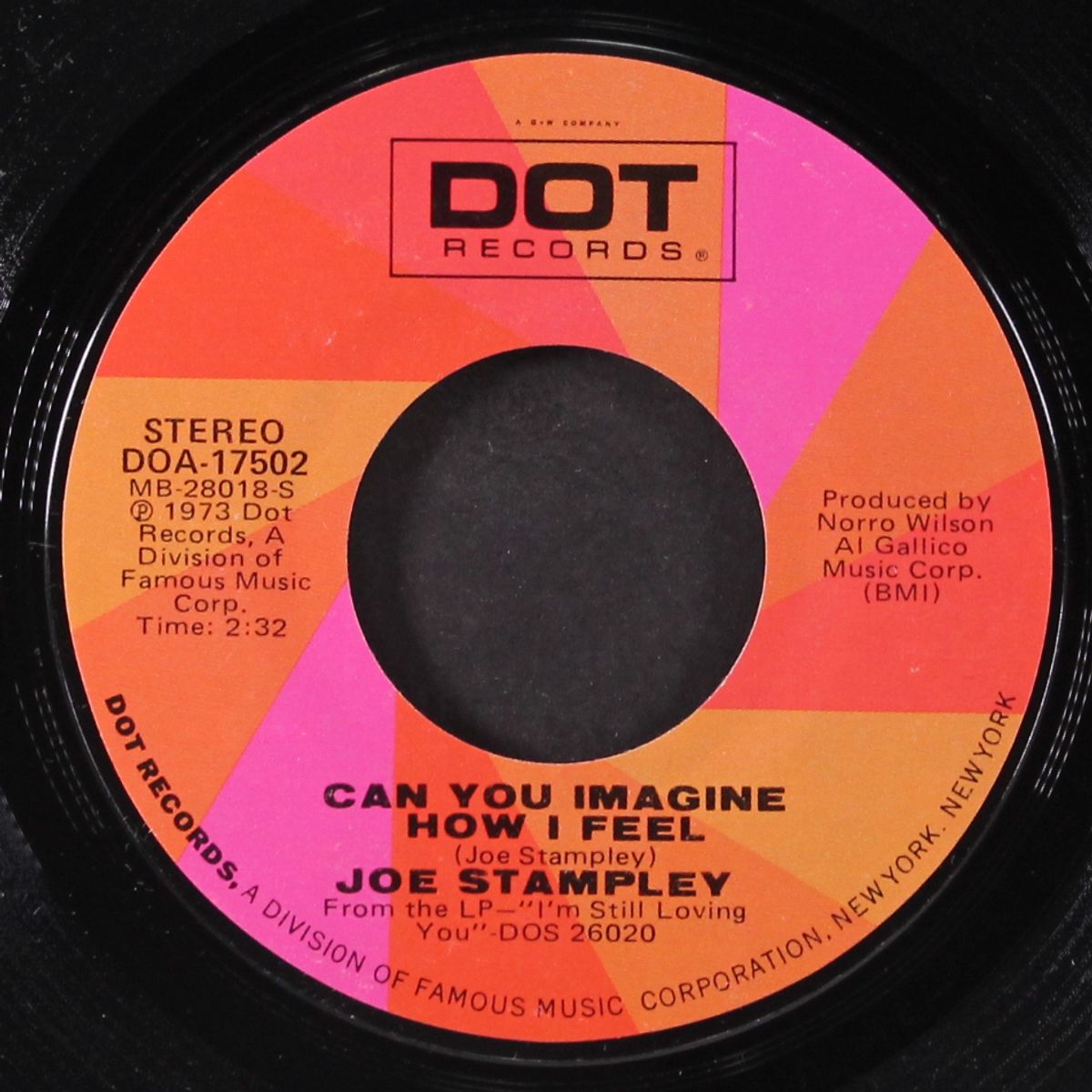 how lucky can one man be / can you imagine how i feel by JOE STAMPLEY