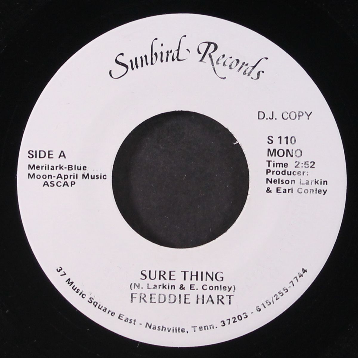 sure thing / mono by FREDDIE HART