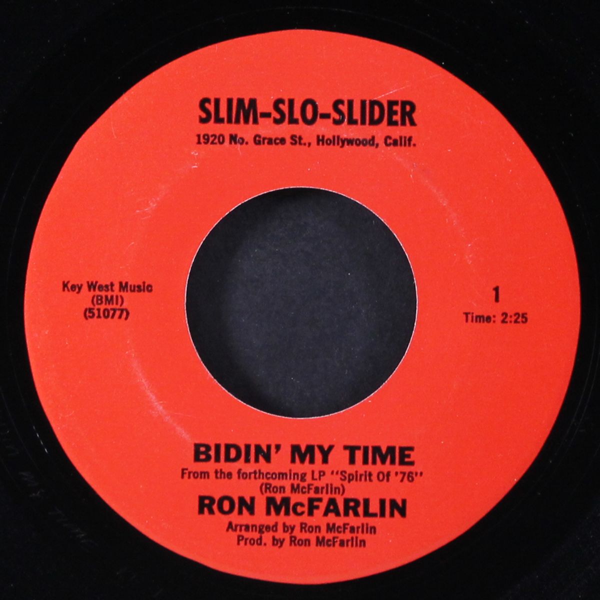 mr toad's ride / bidin my time by RON MCFARLIN