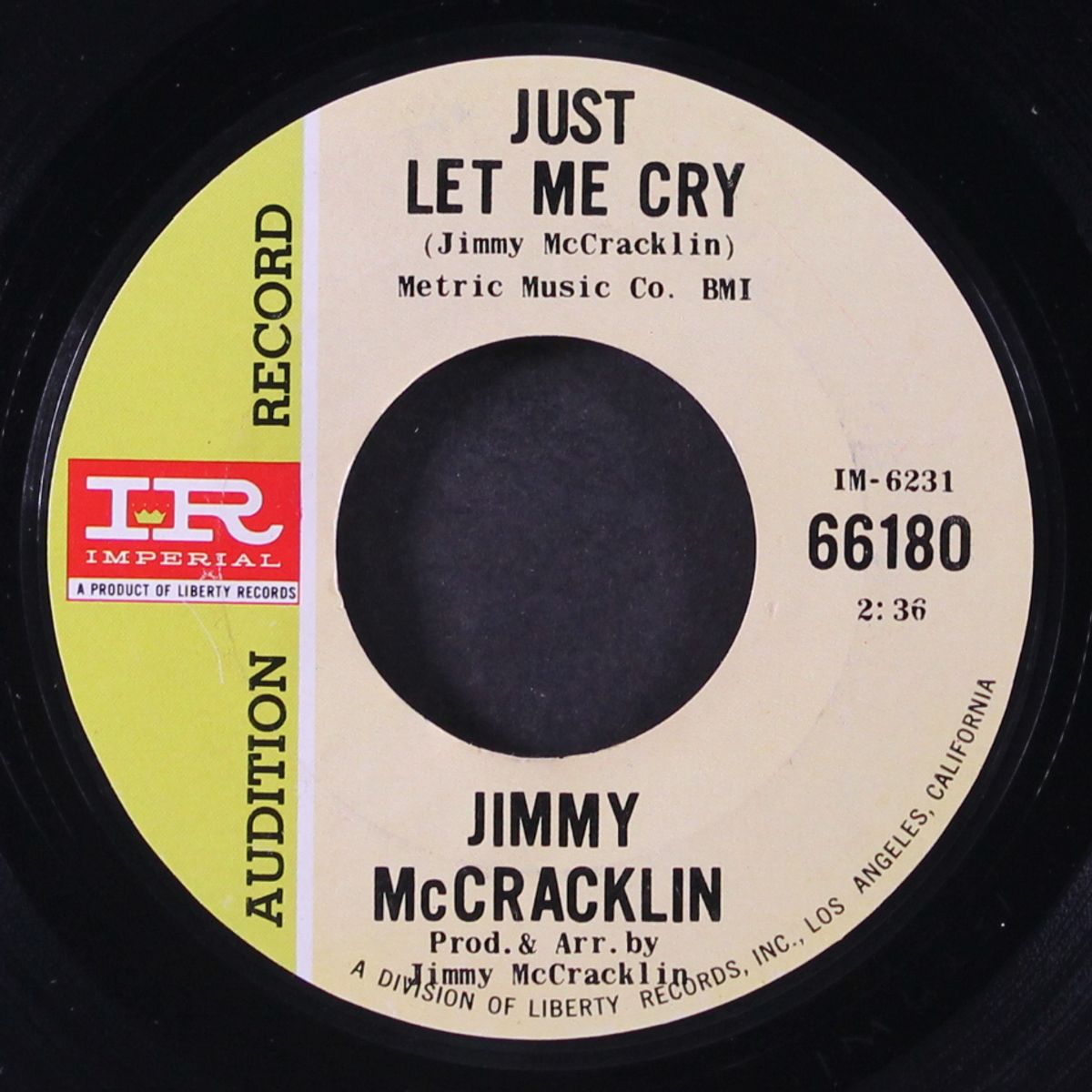 these boots are made for walkin' / just let me cry by JIMMY MCCRACKLIN