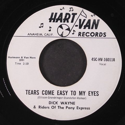 DICK WAYNE & RIDERS OF THE PONY EXPRESS
