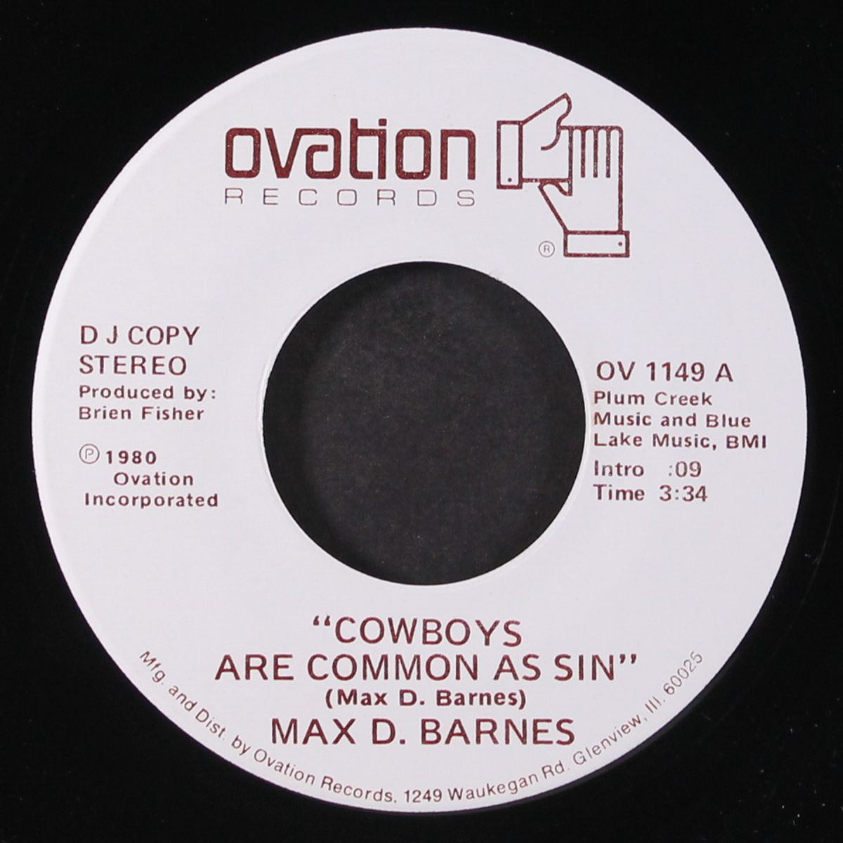 cowboys are common as sin / same by MAX D. BARNES