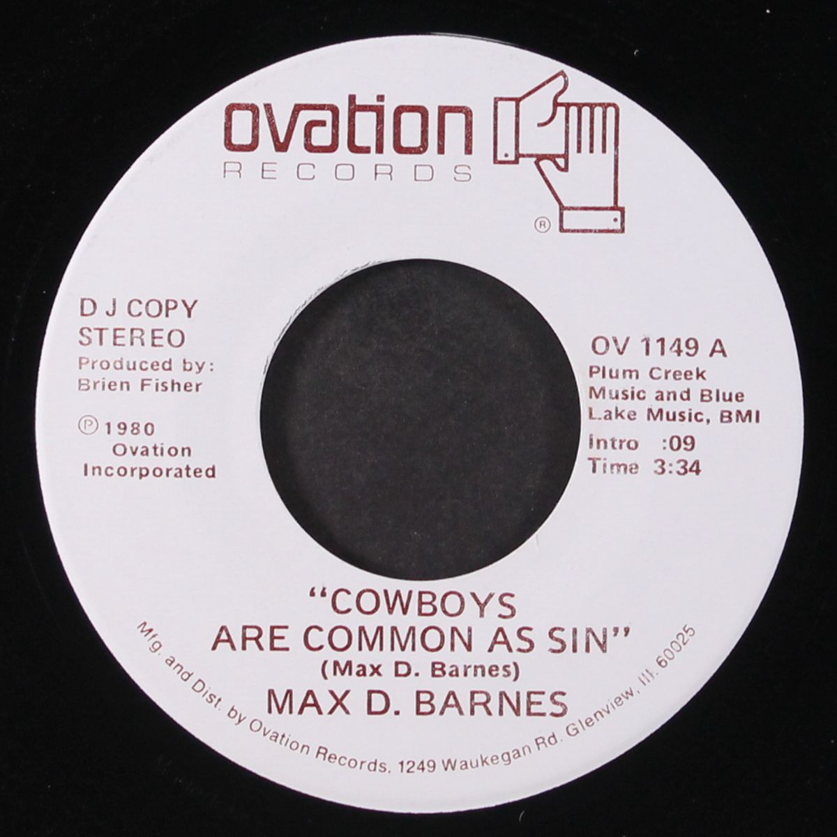 cowboys are common as sin / same by MAX D. BARNES