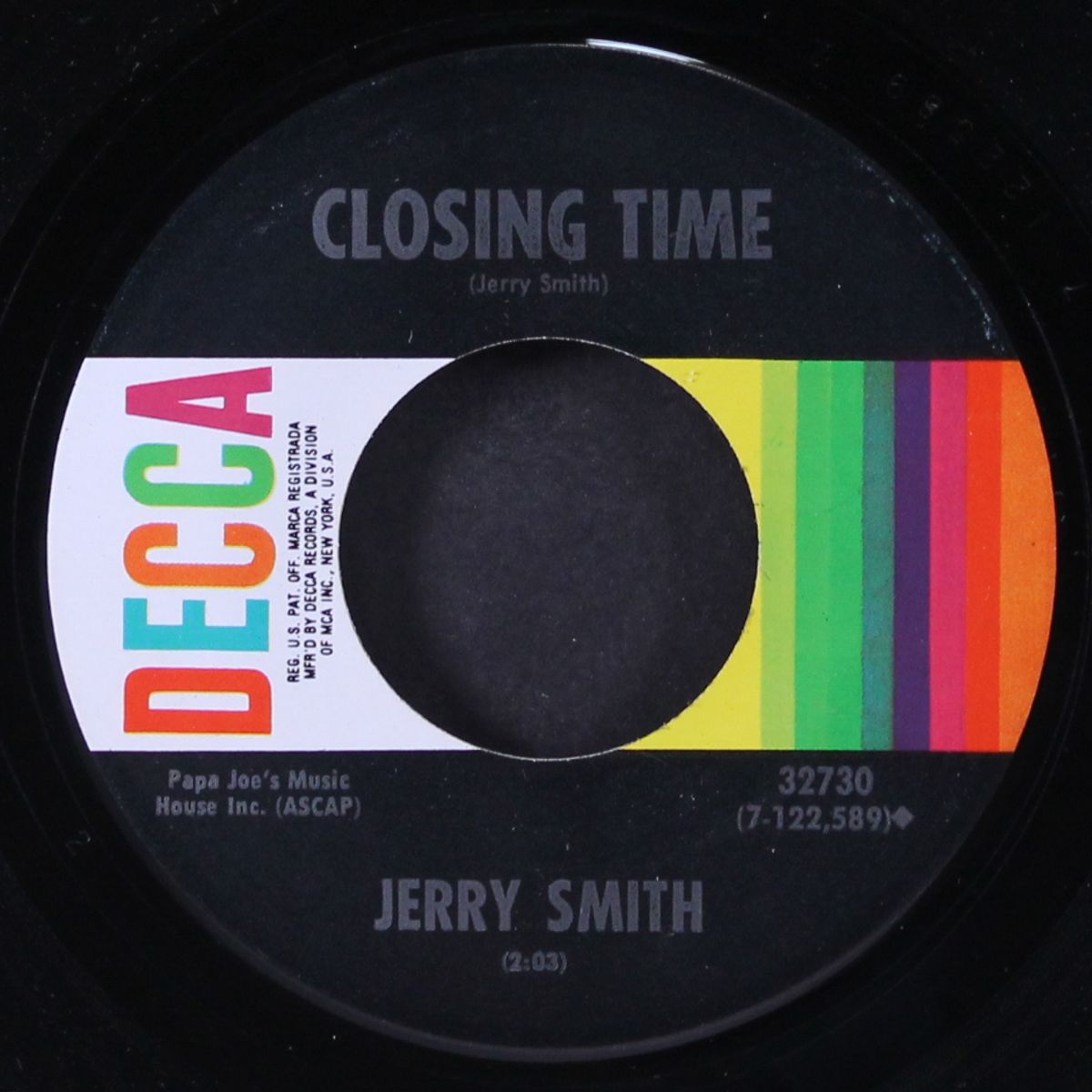 steppin' out / closing time by JERRY SMITH