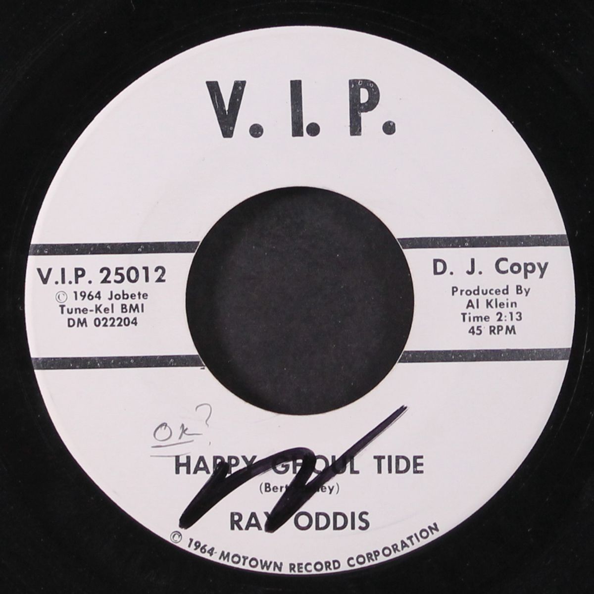 happy ghoul tide / randy, the newspaper boy by RAY ODDIS