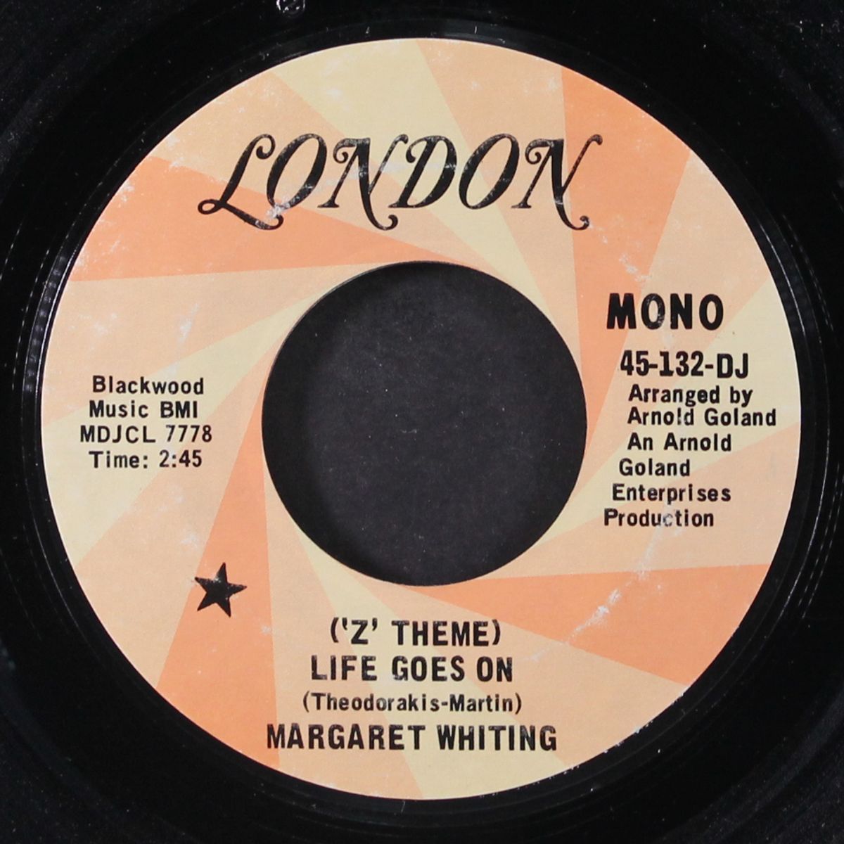 life goes on / mono by MARGARET WHITING