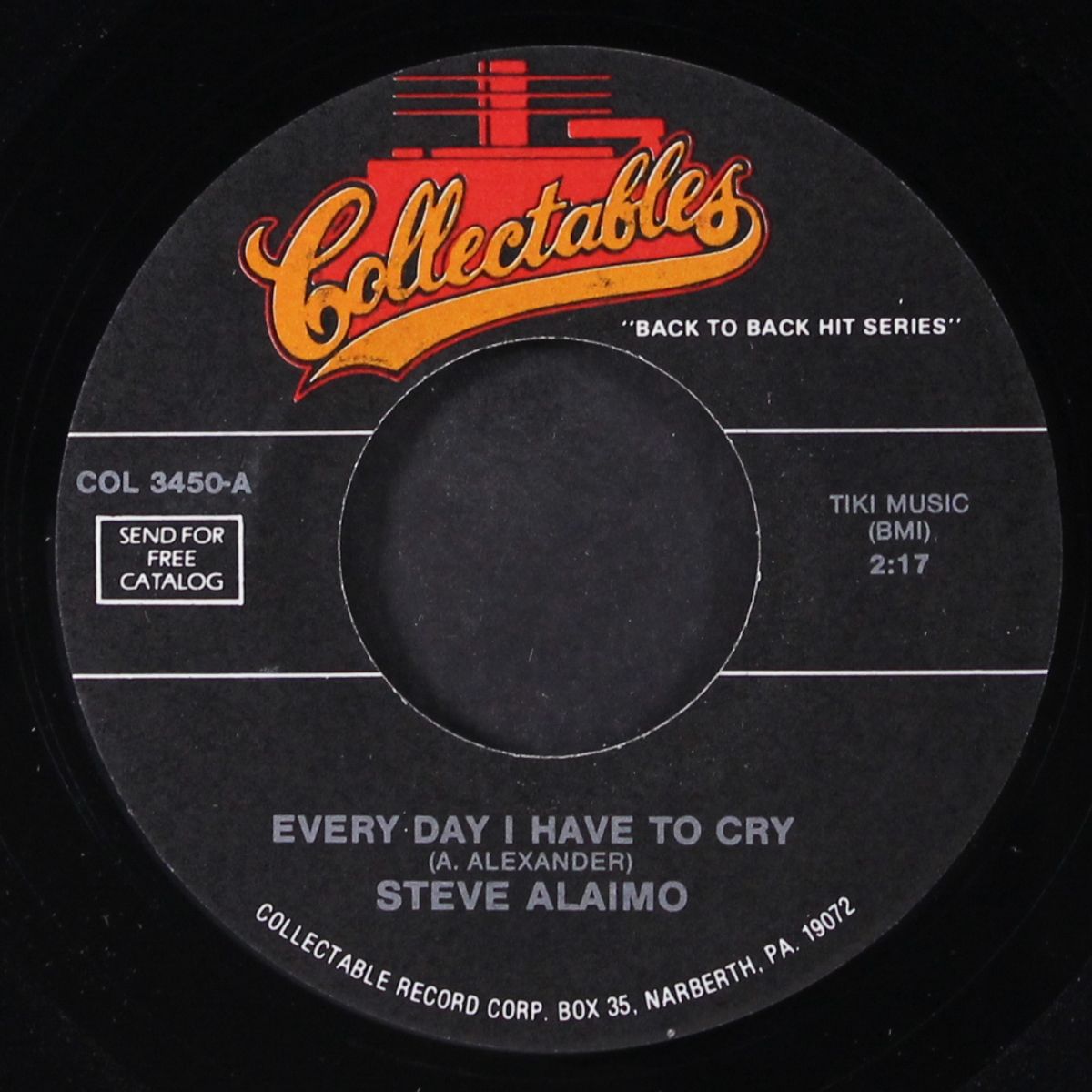 every day i have to cry / ding dong by STEVE ALAIMO / QUINTONES