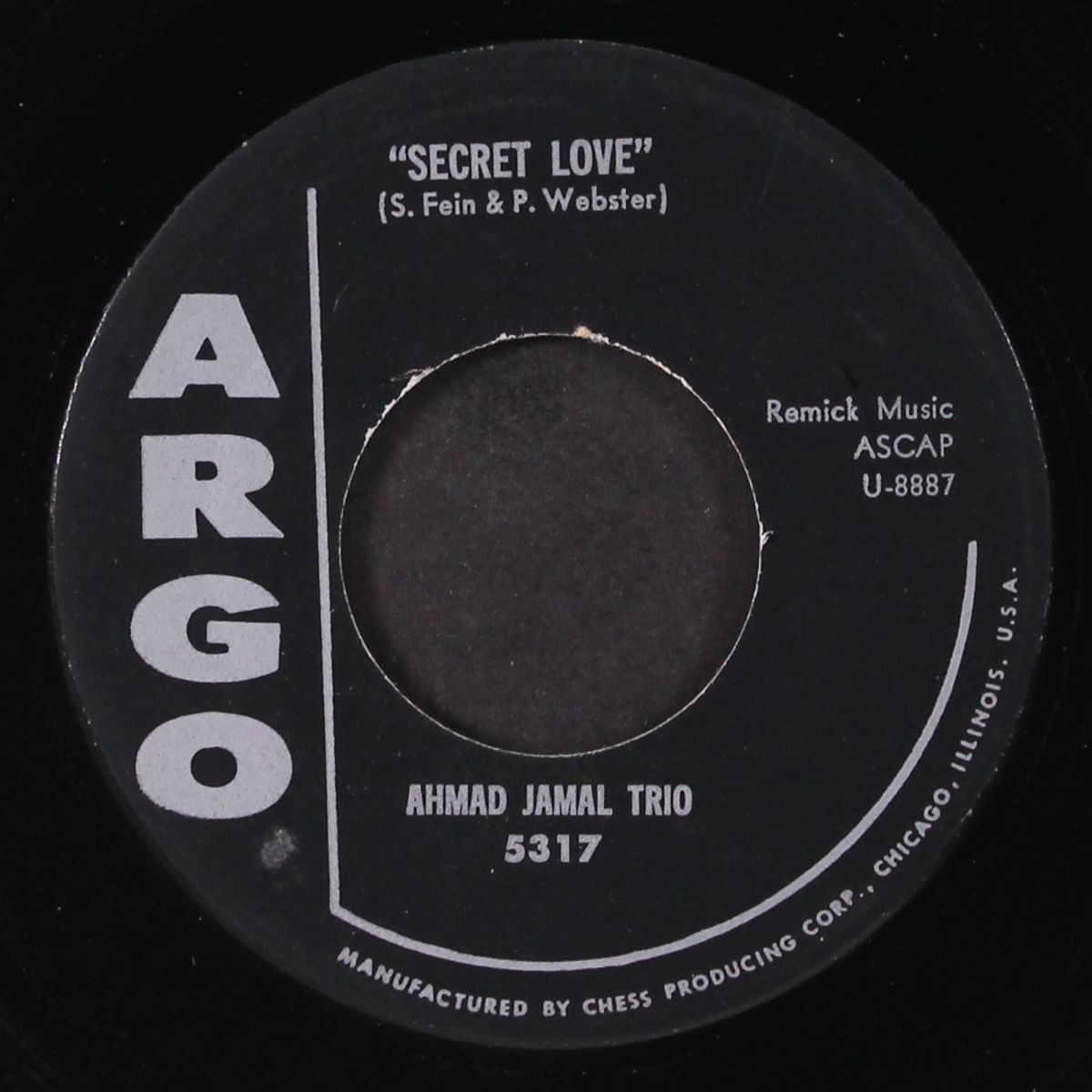 secret love / taking a chance on love by AHMAD JAMAL TRIO