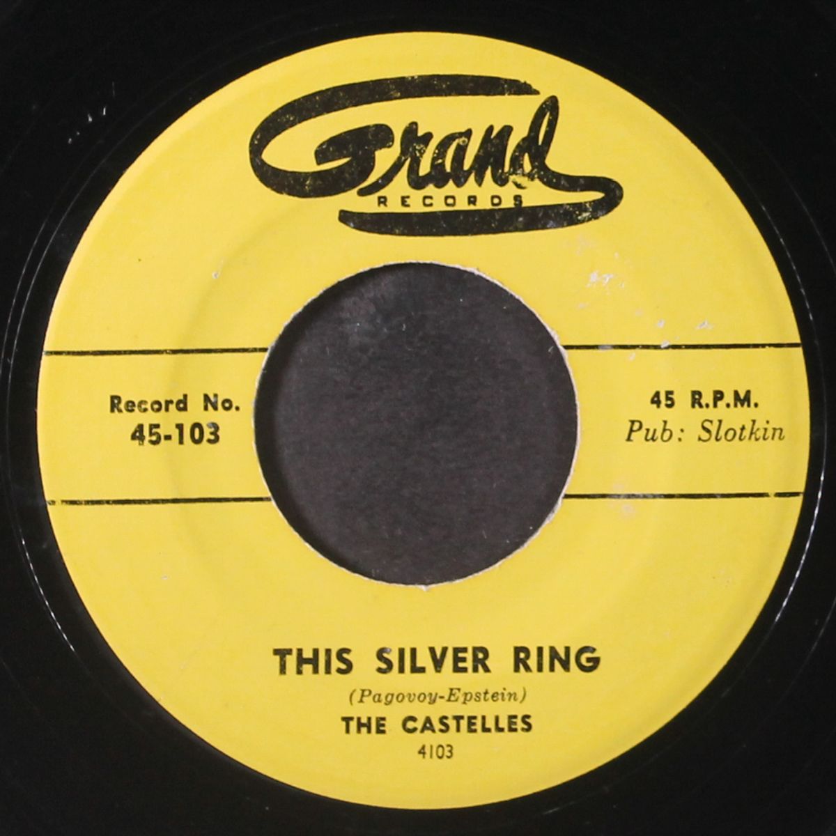 this silver ring / wonder why by CASTELLES