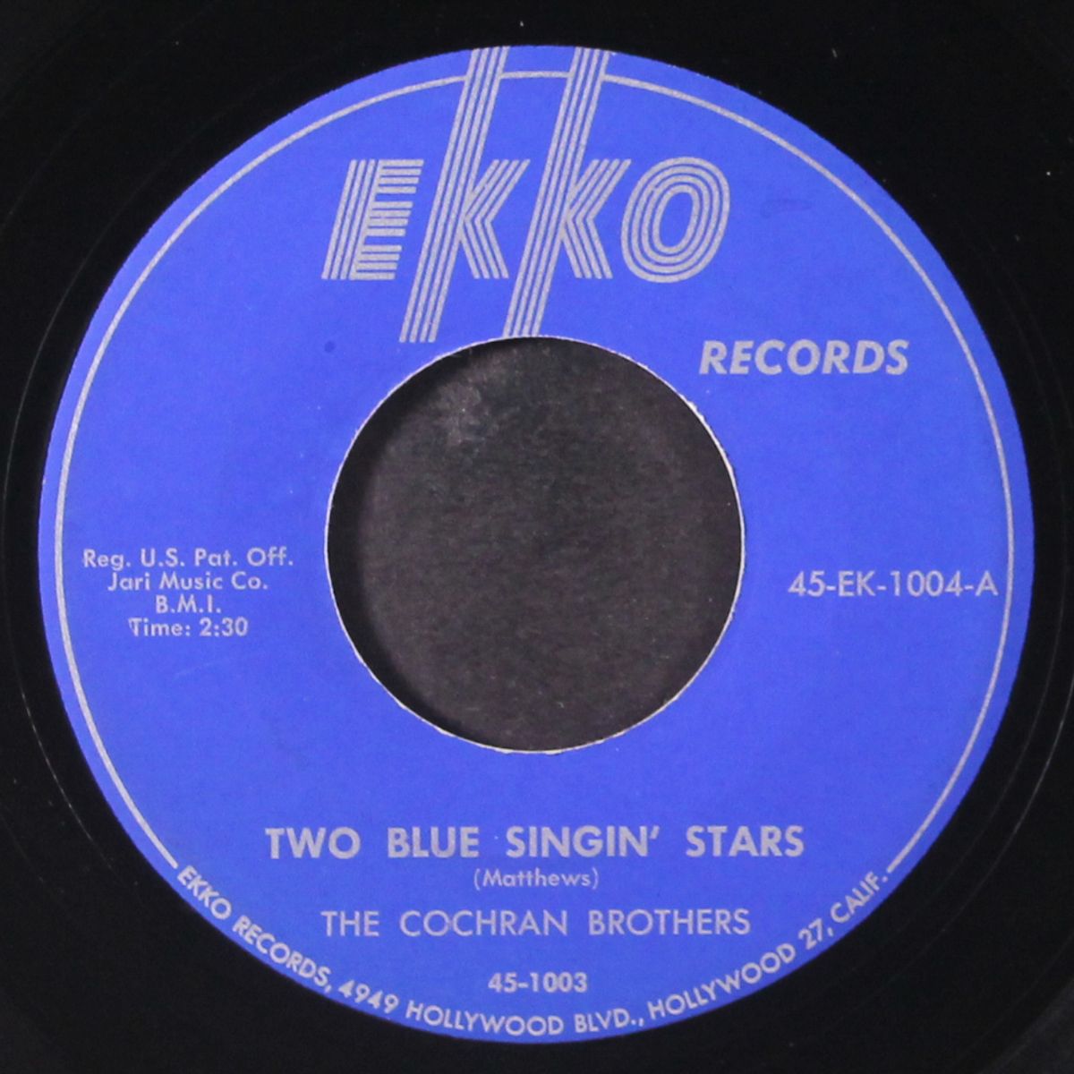 mr. fiddle / two blue singin' stars by COCHRAN BROTHERS