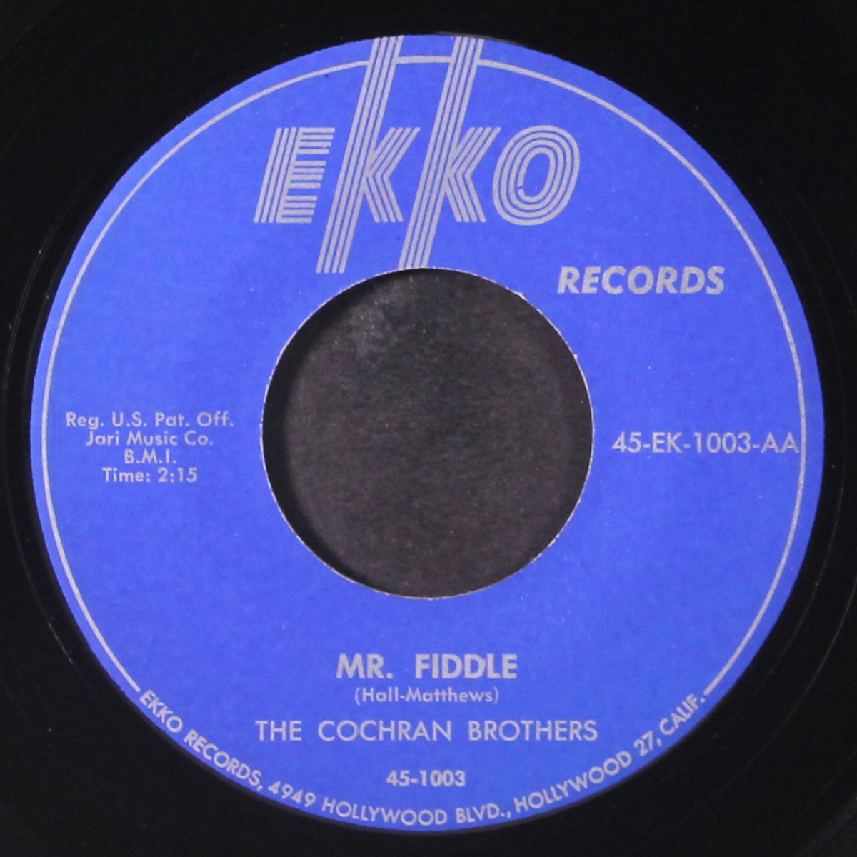 mr. fiddle / two blue singin' stars by COCHRAN BROTHERS