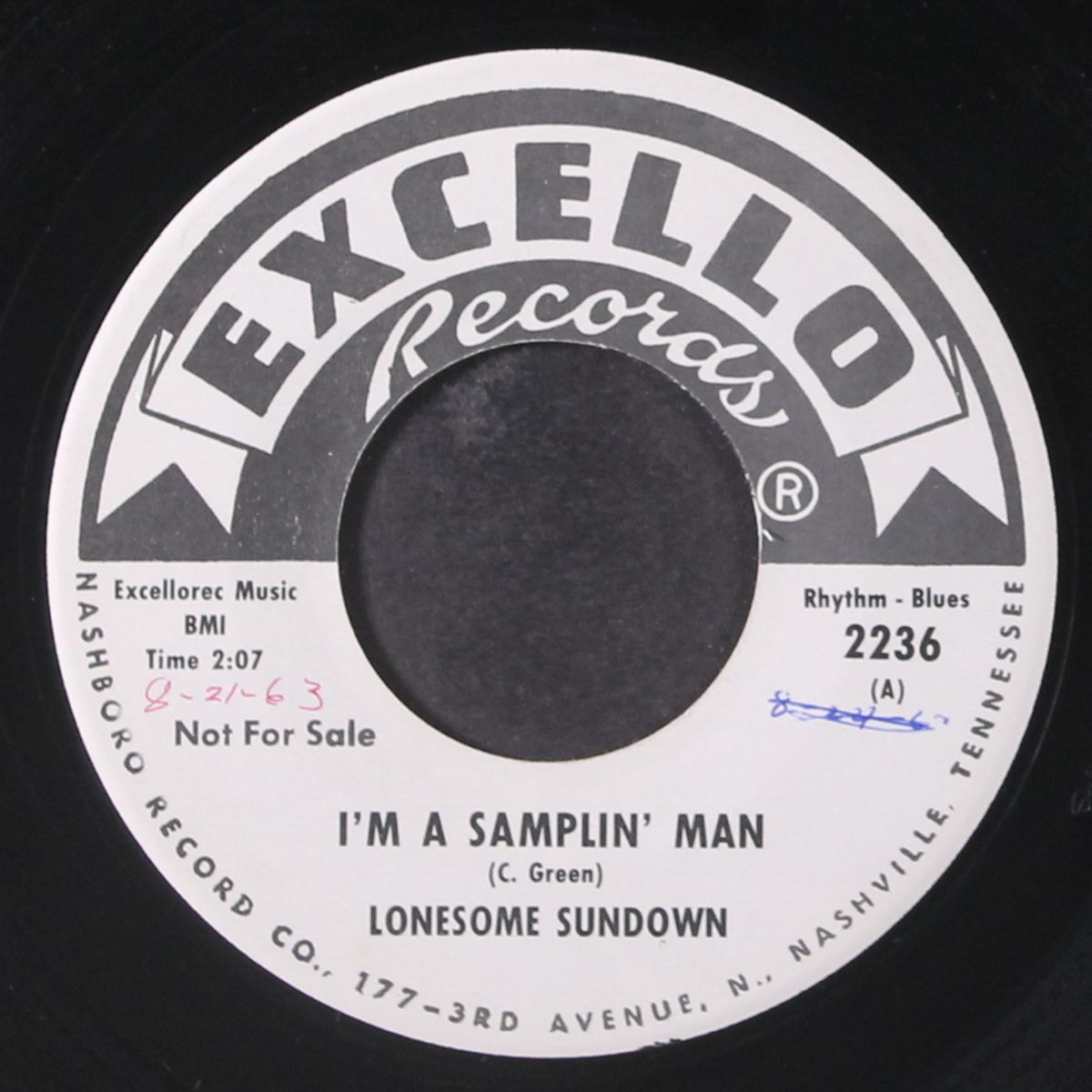 i'm a samplin' man / when i had, i didn't need by LONESOME SUNDOWN