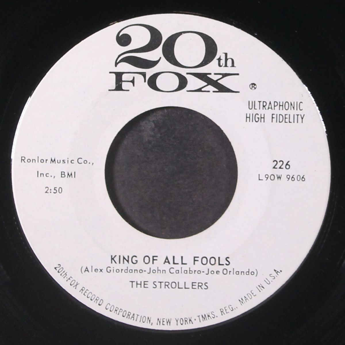 king of all fools / one summer love by STROLLERS