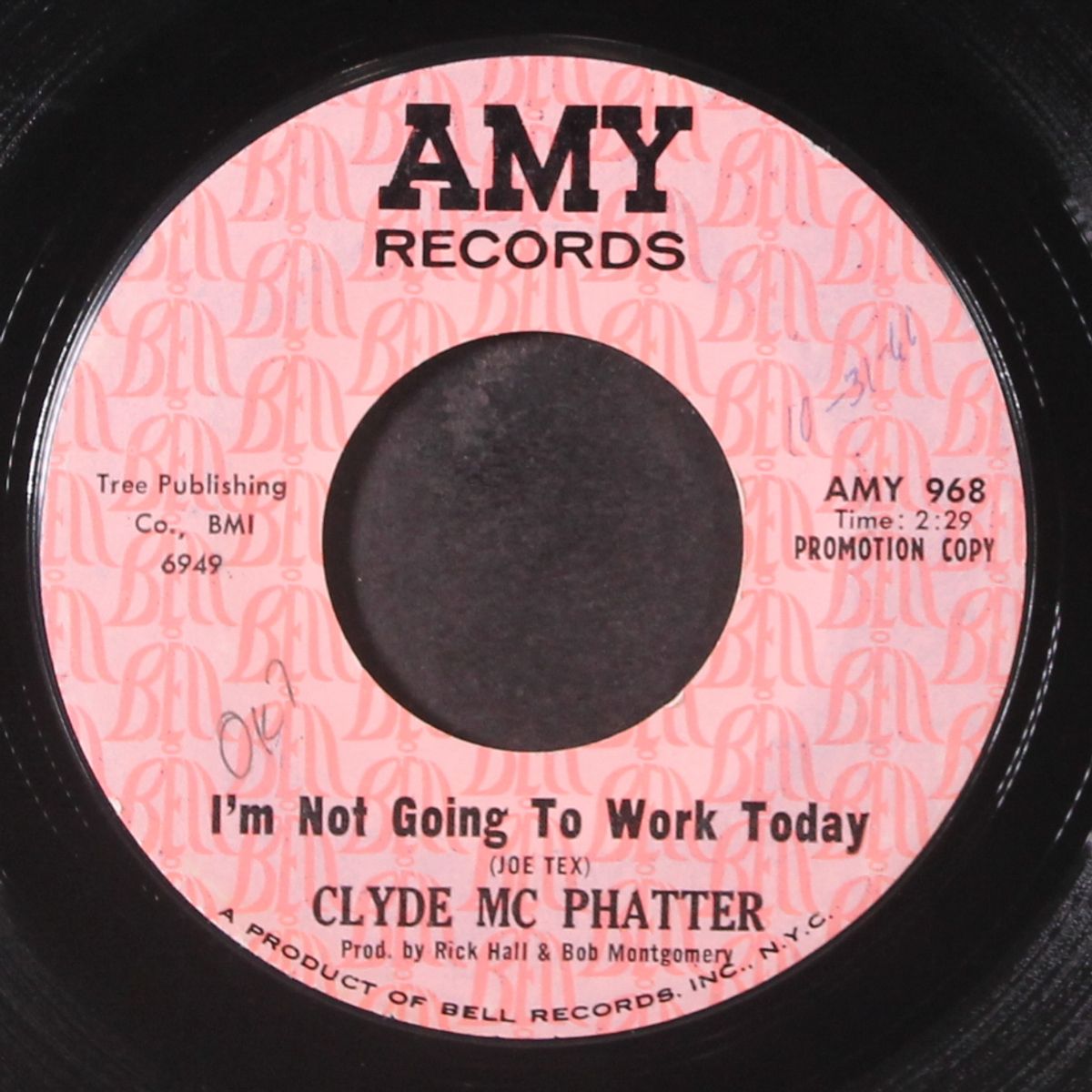 a shot of rhythm and blues / i'm not going to work today by CLYDE MCPHATTER