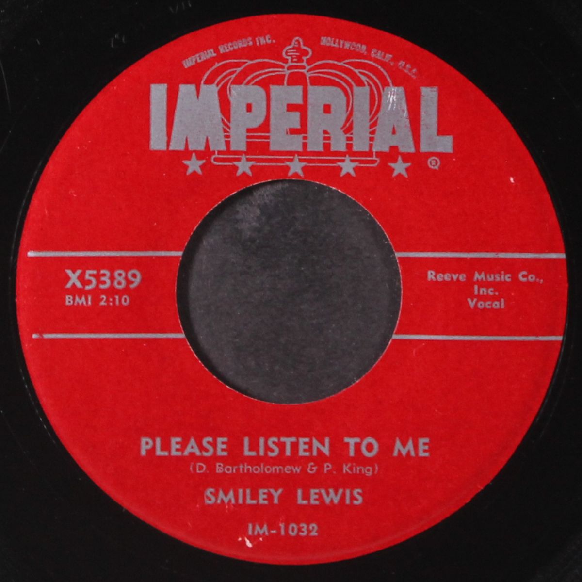 she's got me hook, line & sinker / please listen to me by SMILEY LEWIS