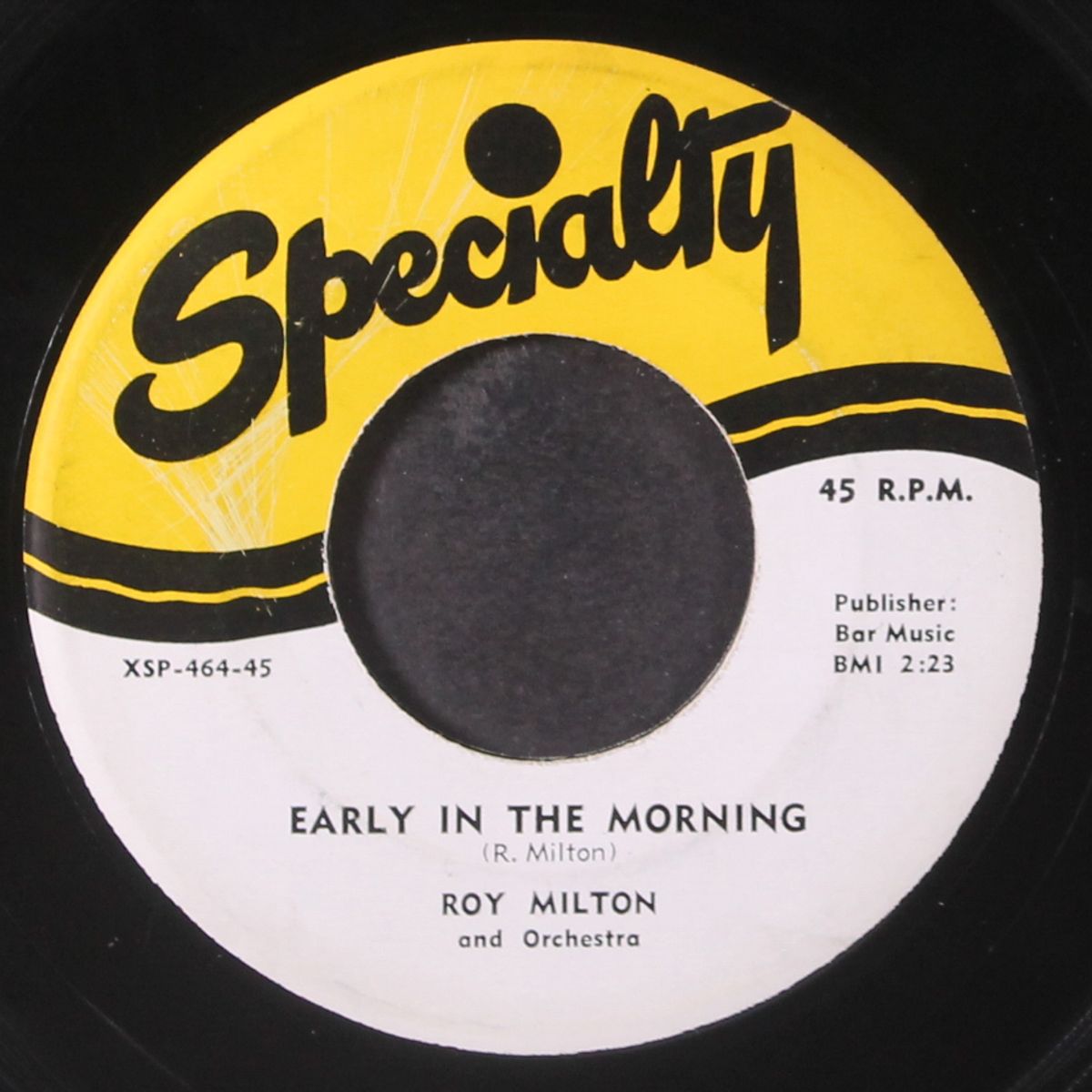 let me give you all my love / early in the morning by ROY MILTON