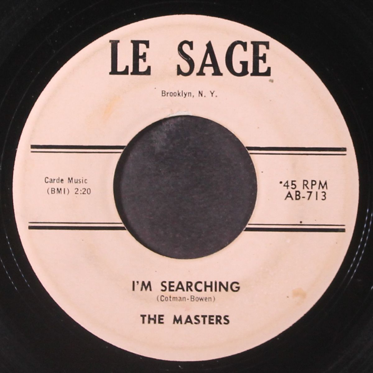 crying my heart out / i'm searching by MASTERS