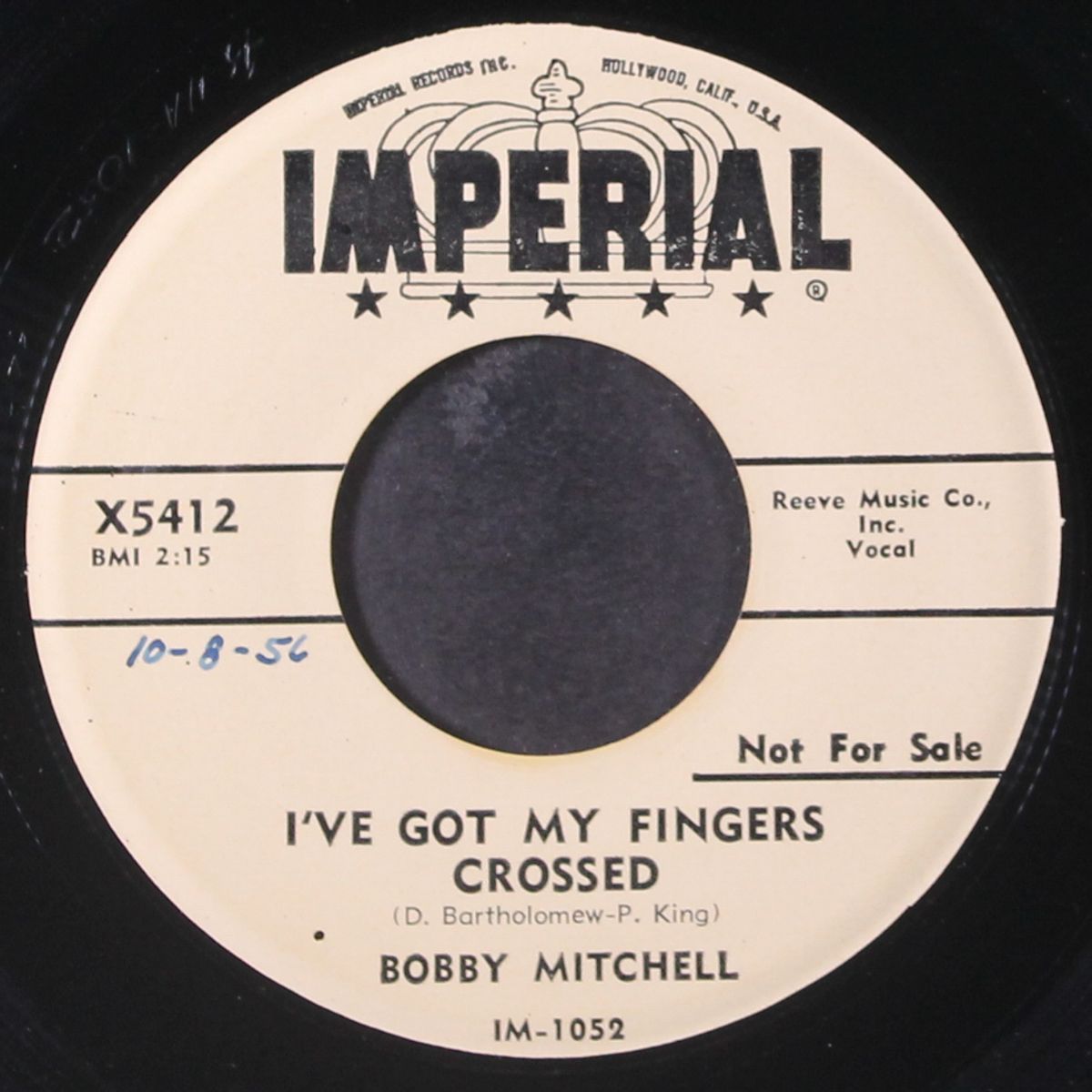 you are my angel / i've got my fingers crossed by BOBBY MITCHELL