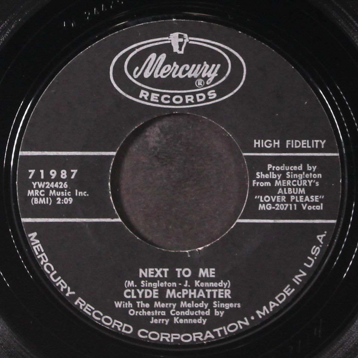 little bitty pretty one / next to me by CLYDE MCPHATTER