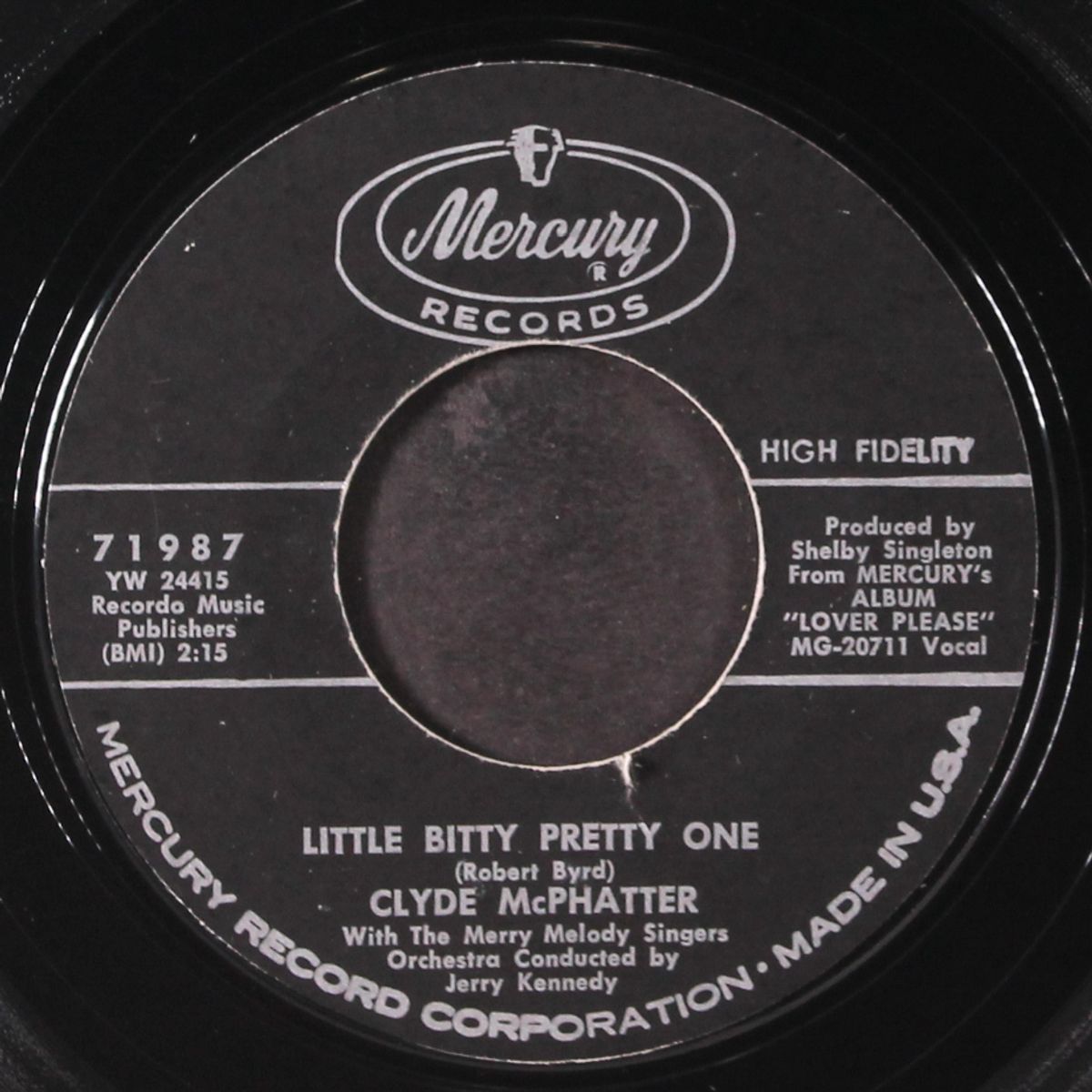 little bitty pretty one / next to me by CLYDE MCPHATTER