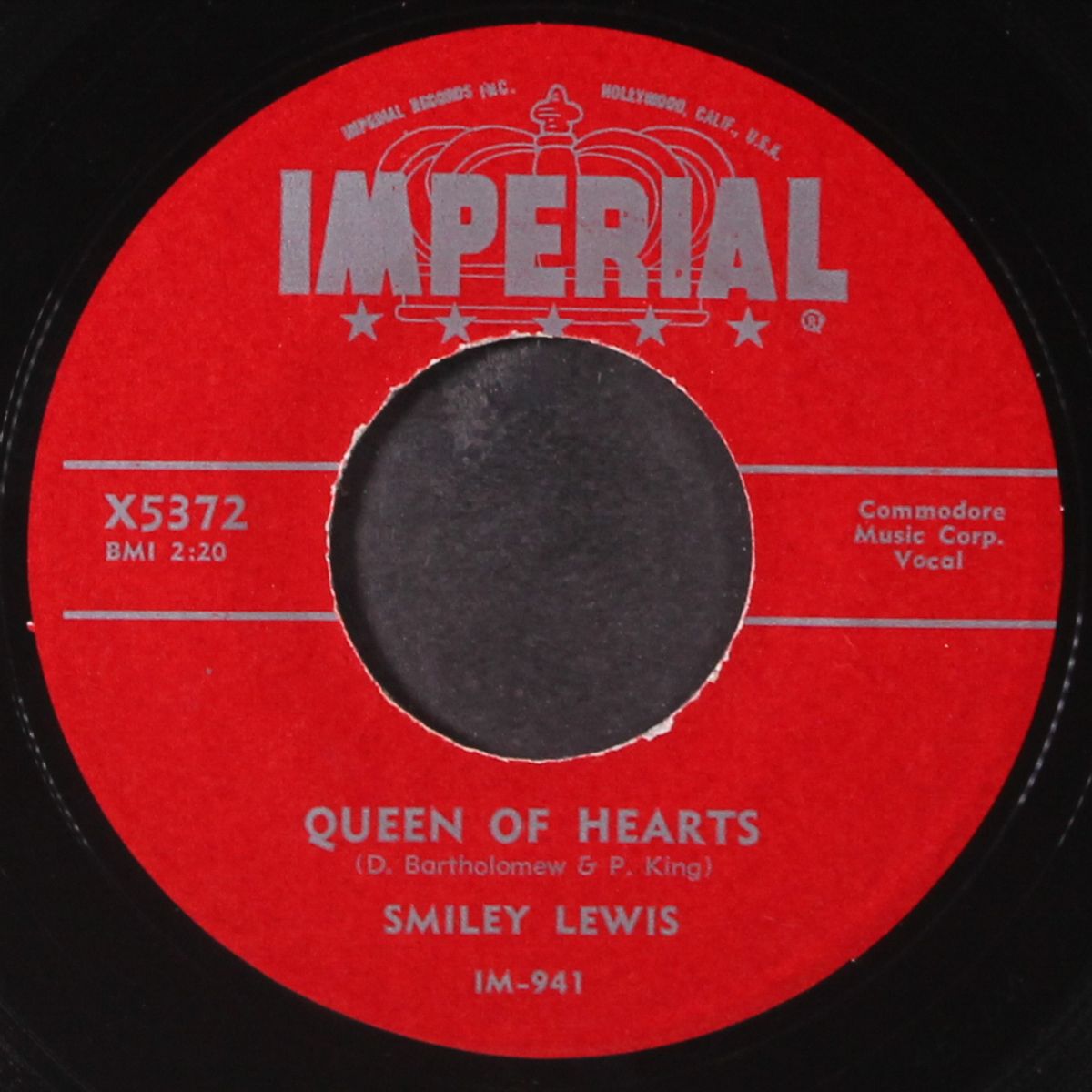 come on / queen of hearts by SMILEY LEWIS