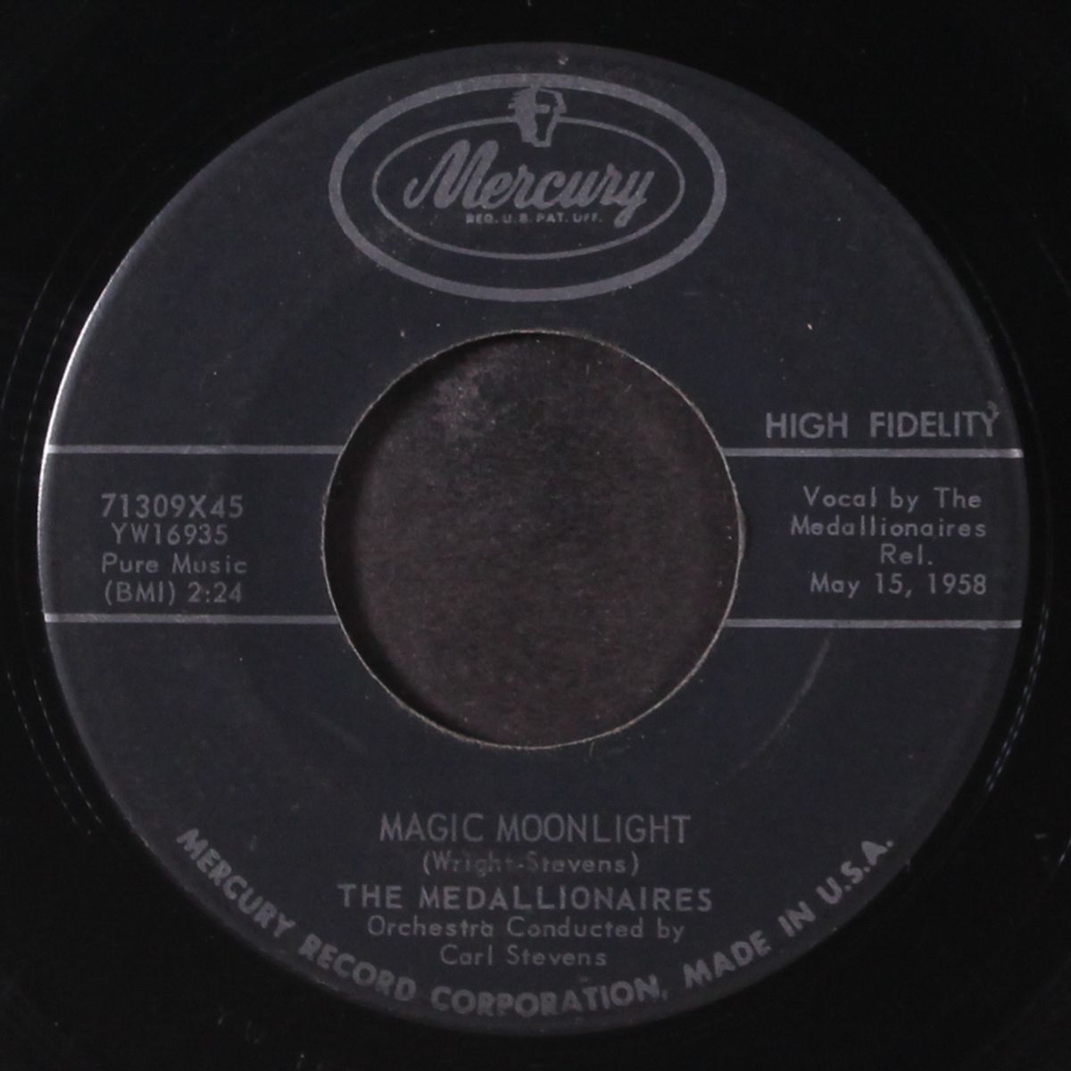 magic moonlight / teen-age caravan by MEDALLIONAIRES