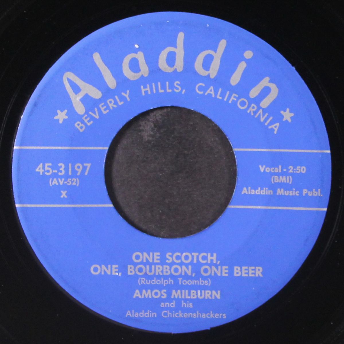 one scotch, one bourbon, one beer / what can i do? by AMOS MILBURN