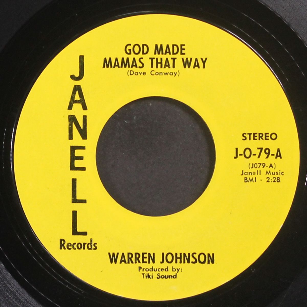 god made mamas that way / rain maker by WARREN JOHNSON