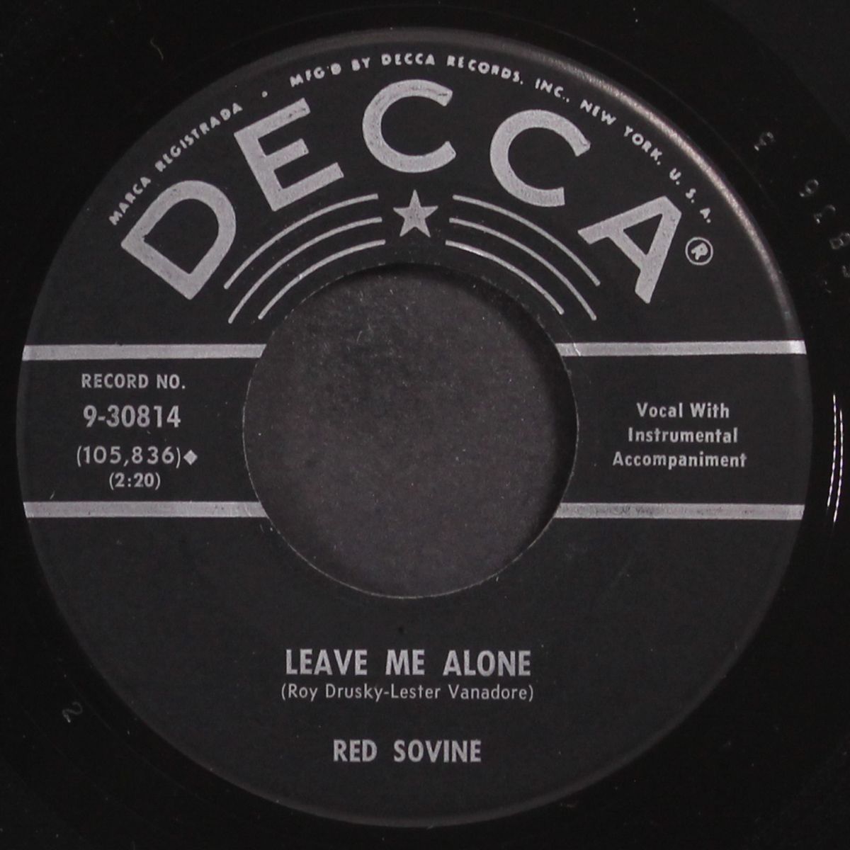 you used to be my baby by RED SOVINE