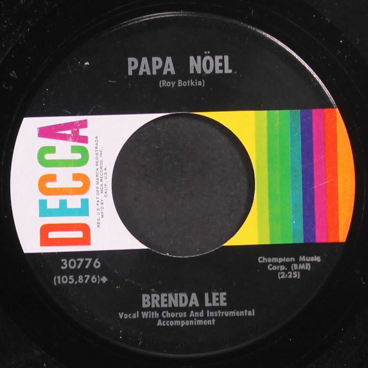 rockin' around the christmas tree / papa noel by BRENDA LEE