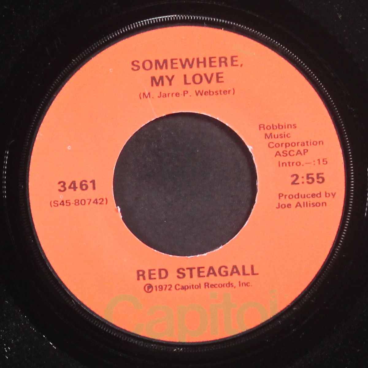 somewhere my love by RED STEAGALL