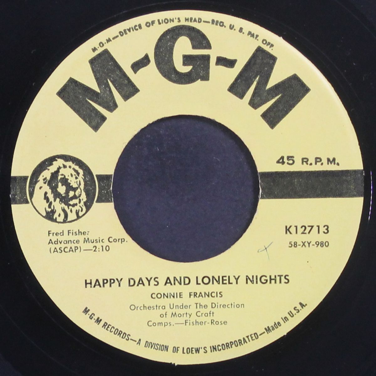 fallin' by CONNIE FRANCIS