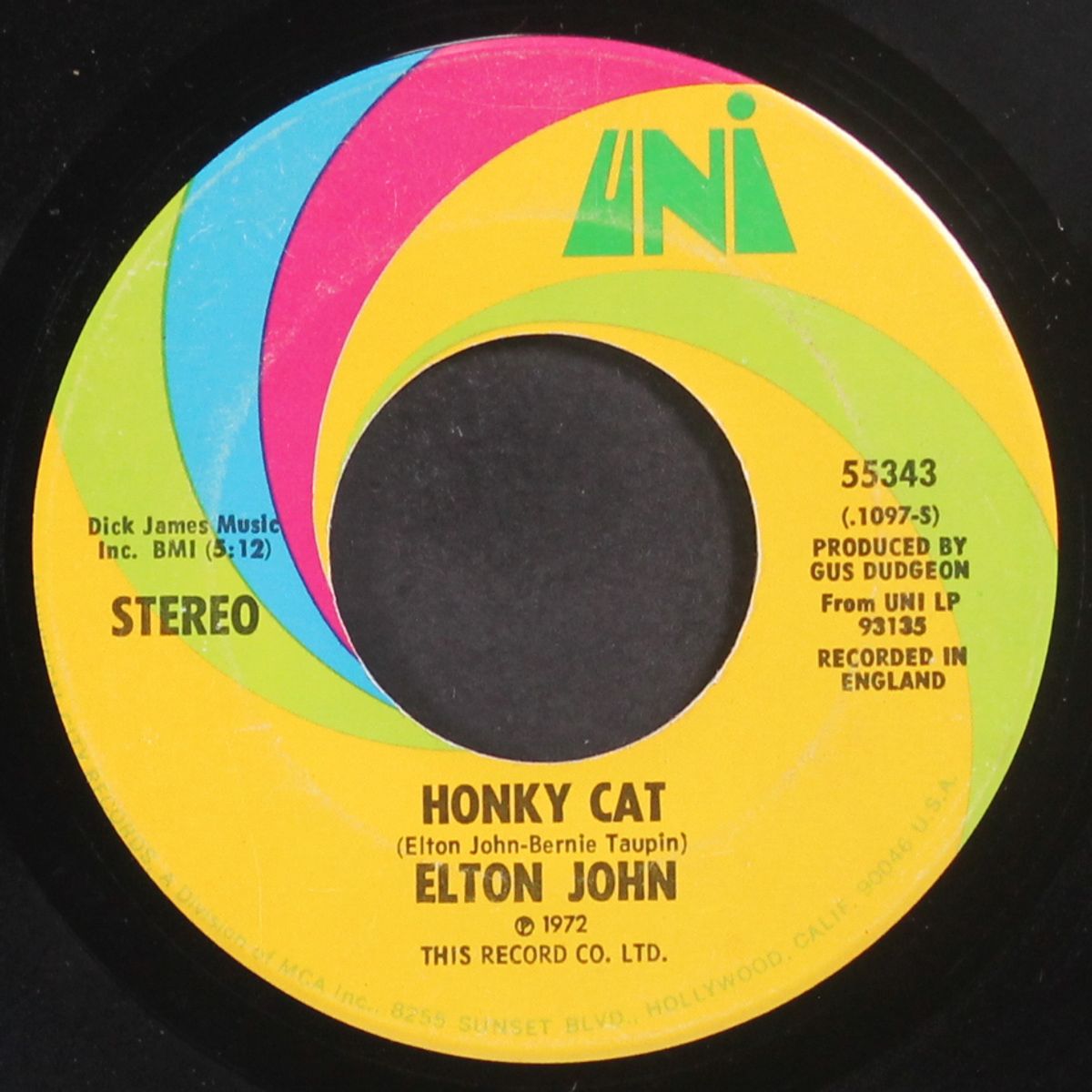 honky cat / slave by ELTON JOHN