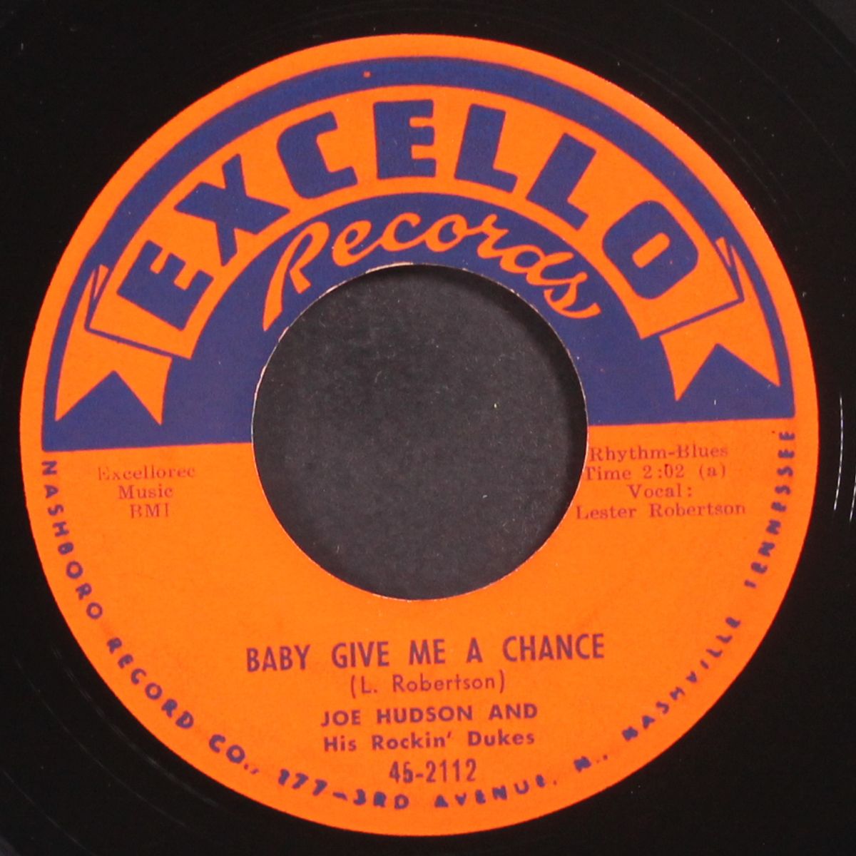baby give me a chance / hoo-wee pretty baby by JOE HUDSON & ROCKIN' DUKES