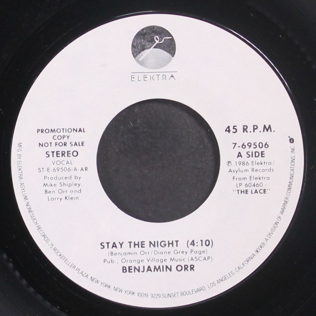 stay the night by BENJAMIN ORR