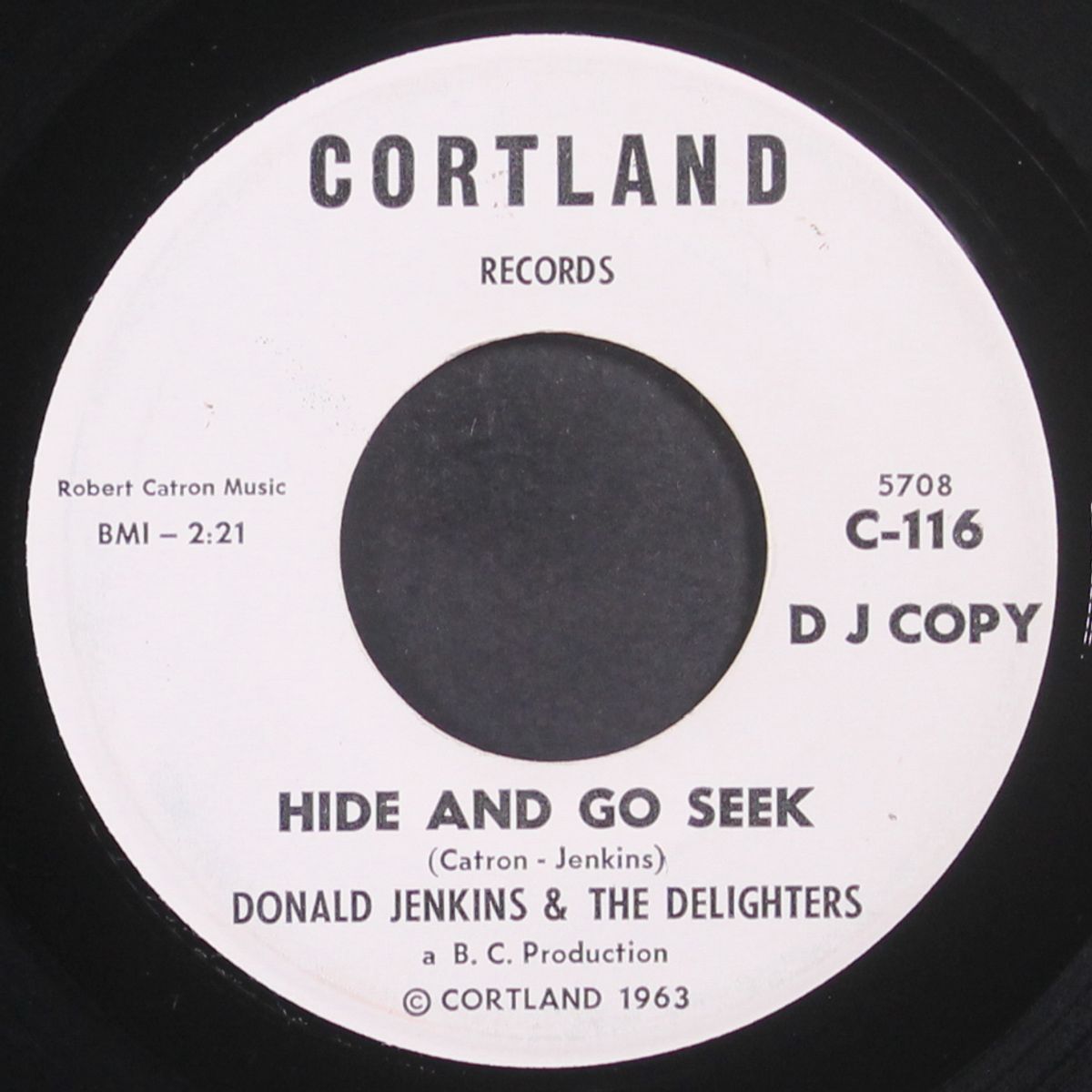 i've settled down / hide and go seek by DONALD JENKINS & DELIGHTERS