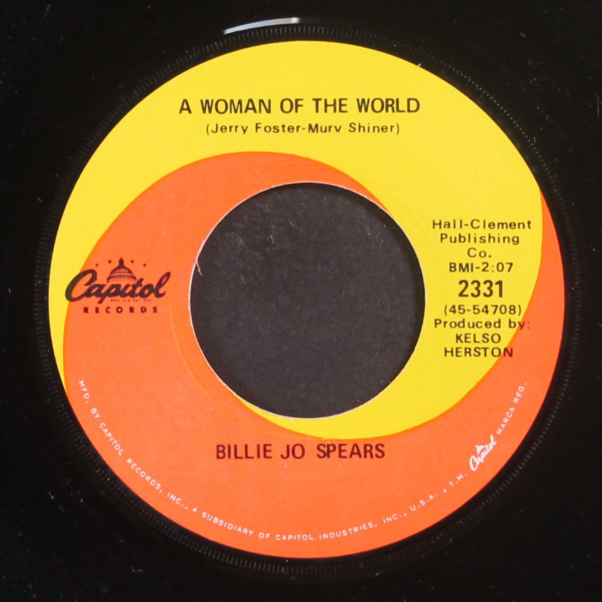 he's got more love in his little finger by BILLIE JO SPEARS