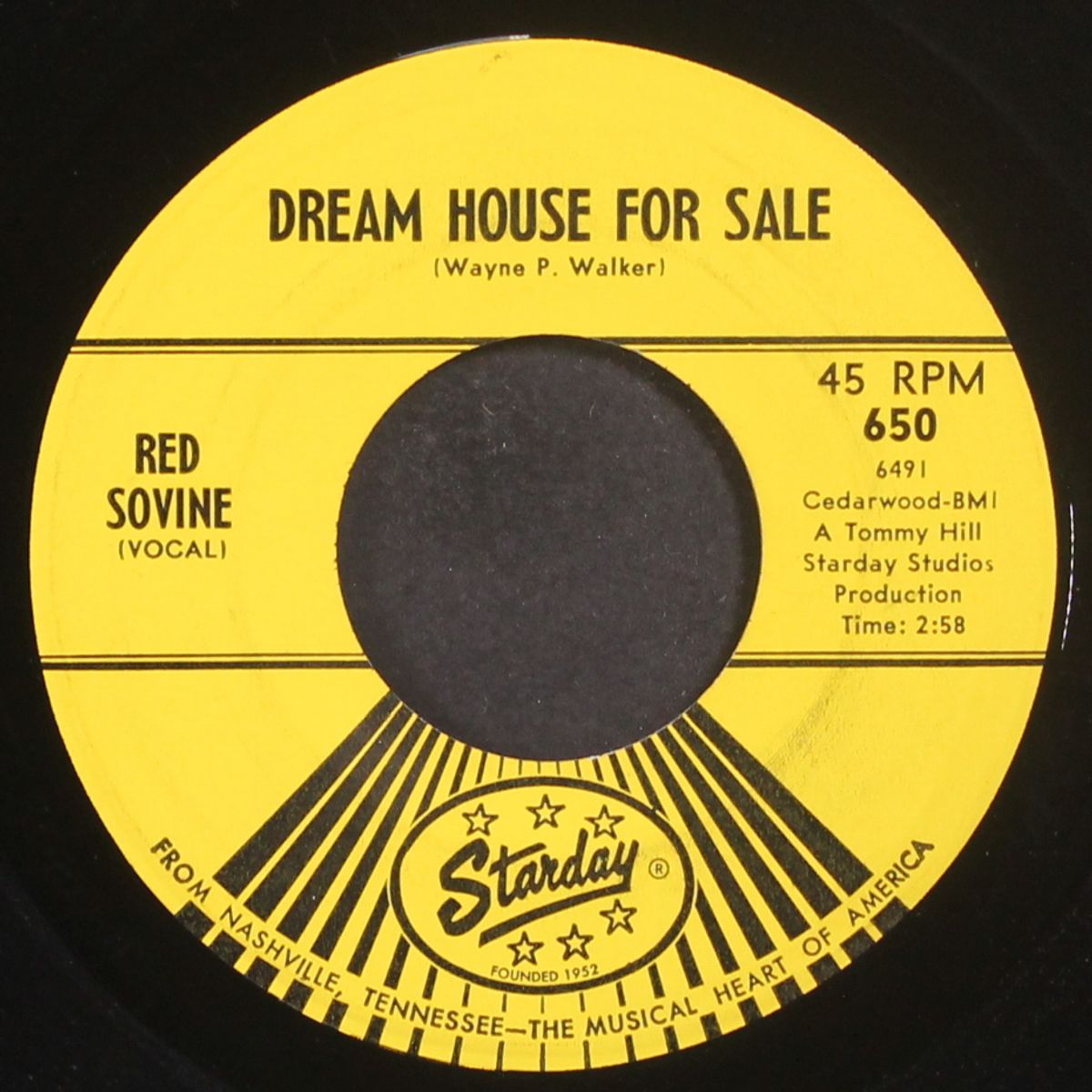 dream house for sale / king of the open road by RED SOVINE