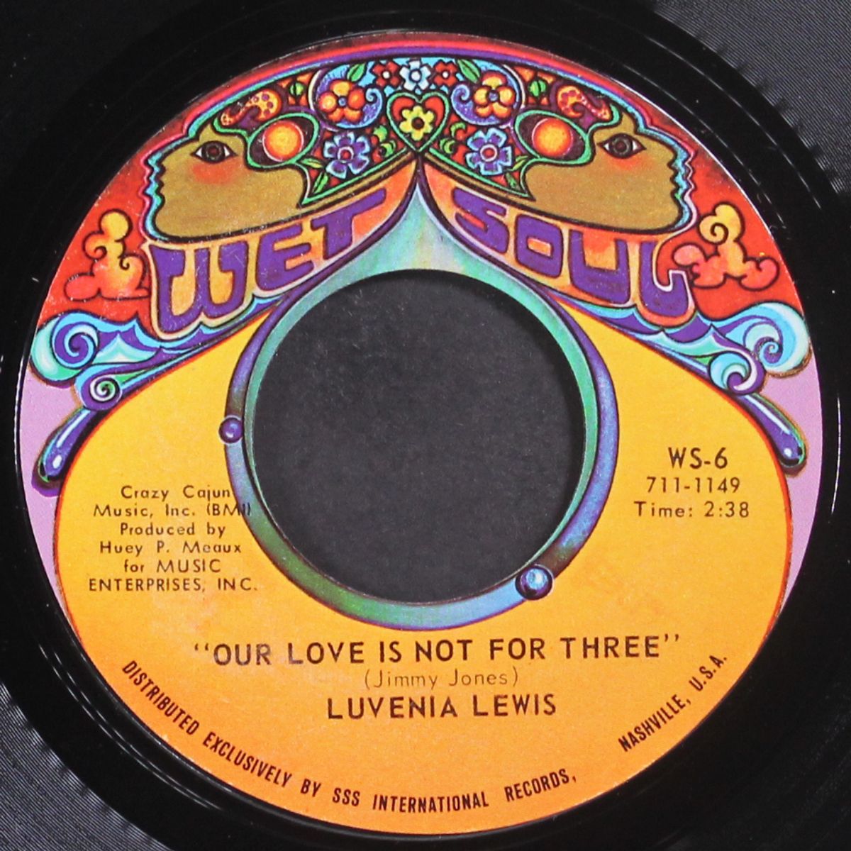 your love is all over me / our love is not for three by LUVENIA LEWIS