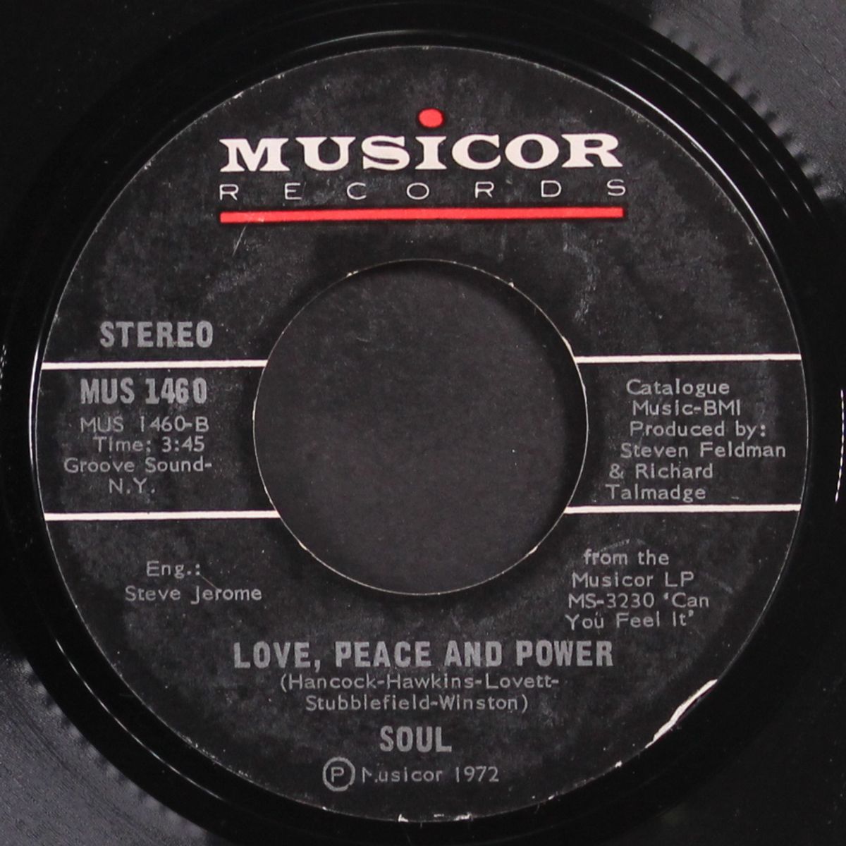 can you feel it / love, peace and power by SOUL