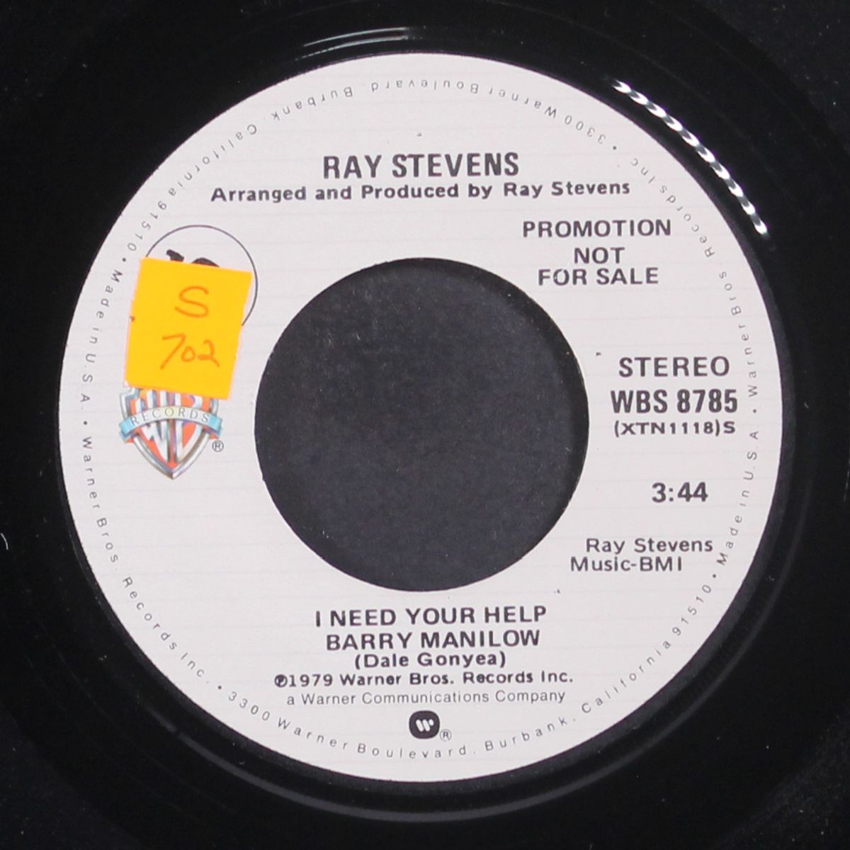 i need your help barry manilow / mono by RAY STEVENS