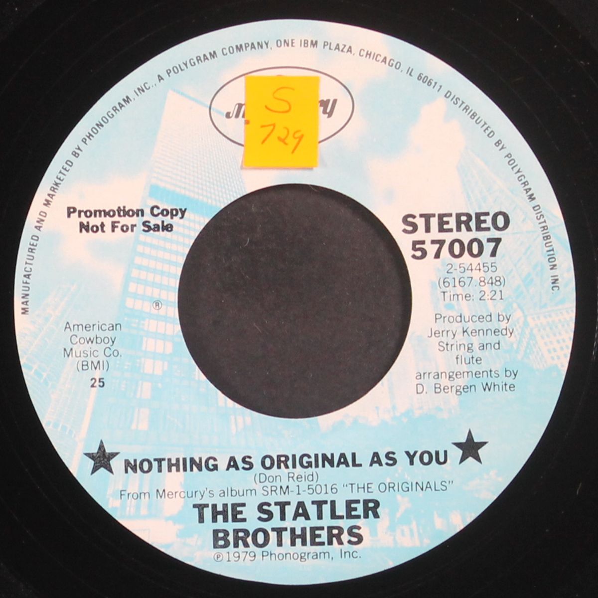 nothing as original as you / same by STATLER BROTHERS