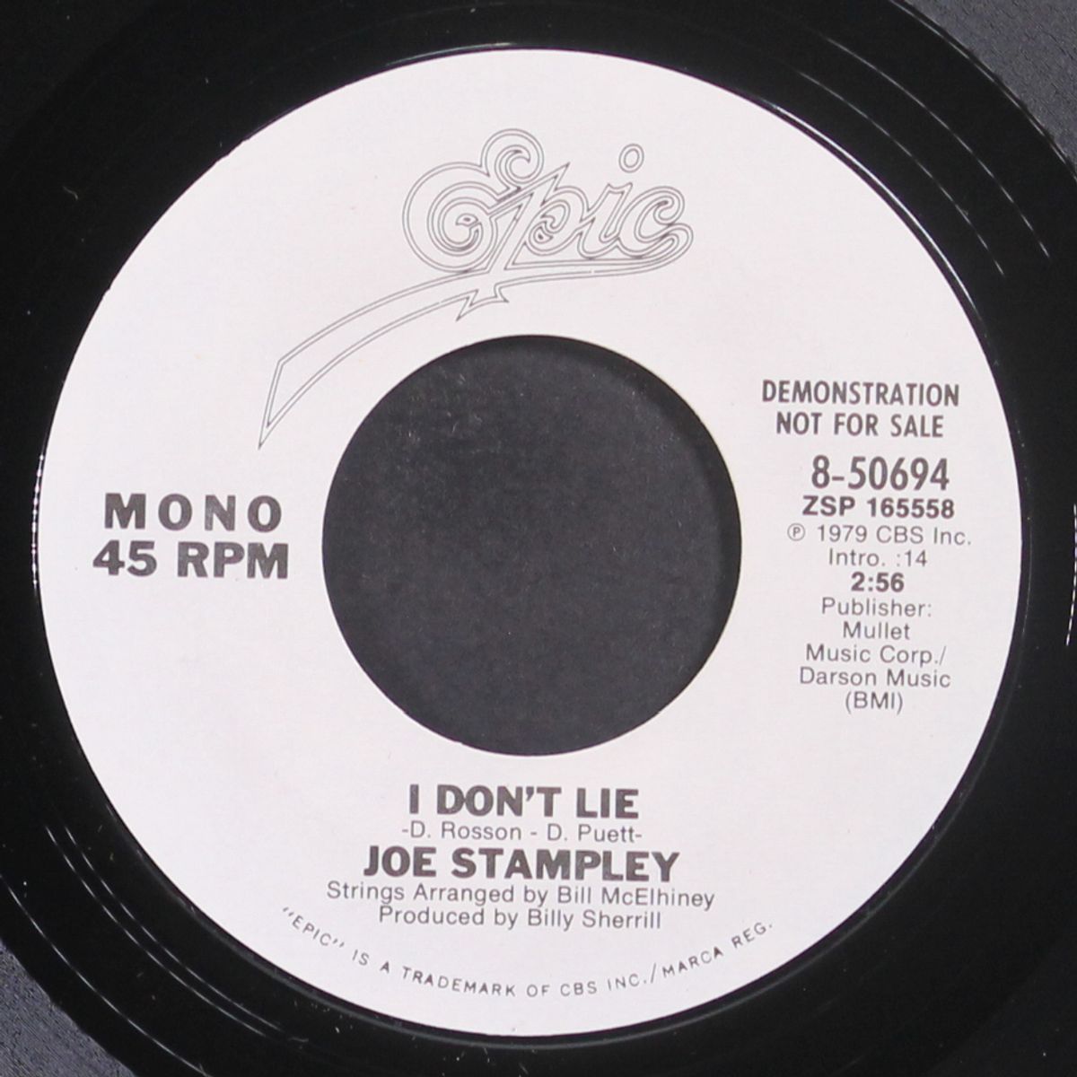 i don't lie / mono by JOE STAMPLEY