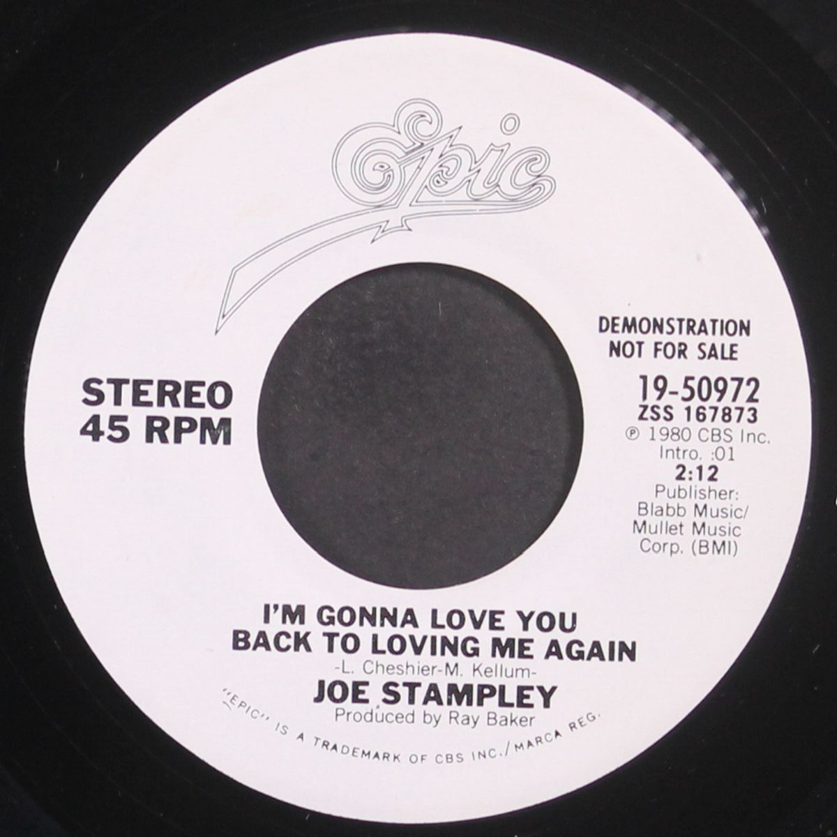 i'm gonna love you back to loving me again / same by JOE STAMPLEY