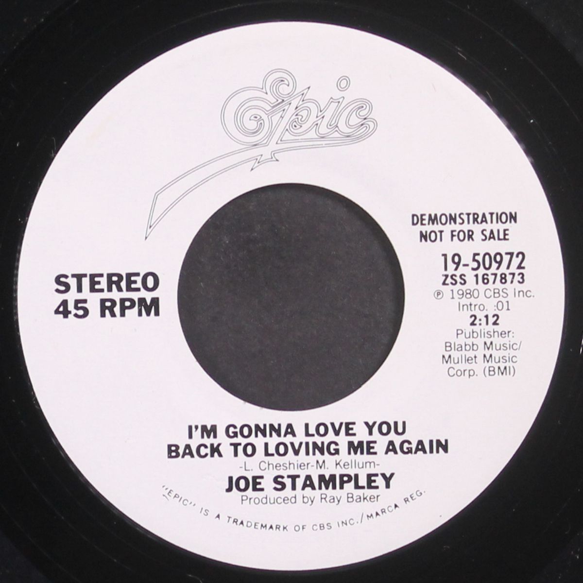 i'm gonna love you back to loving me again / same by JOE STAMPLEY