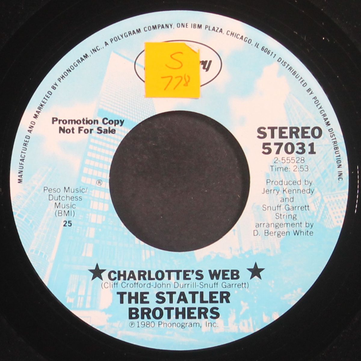 charlotte's web / mono by STATLER BROTHERS