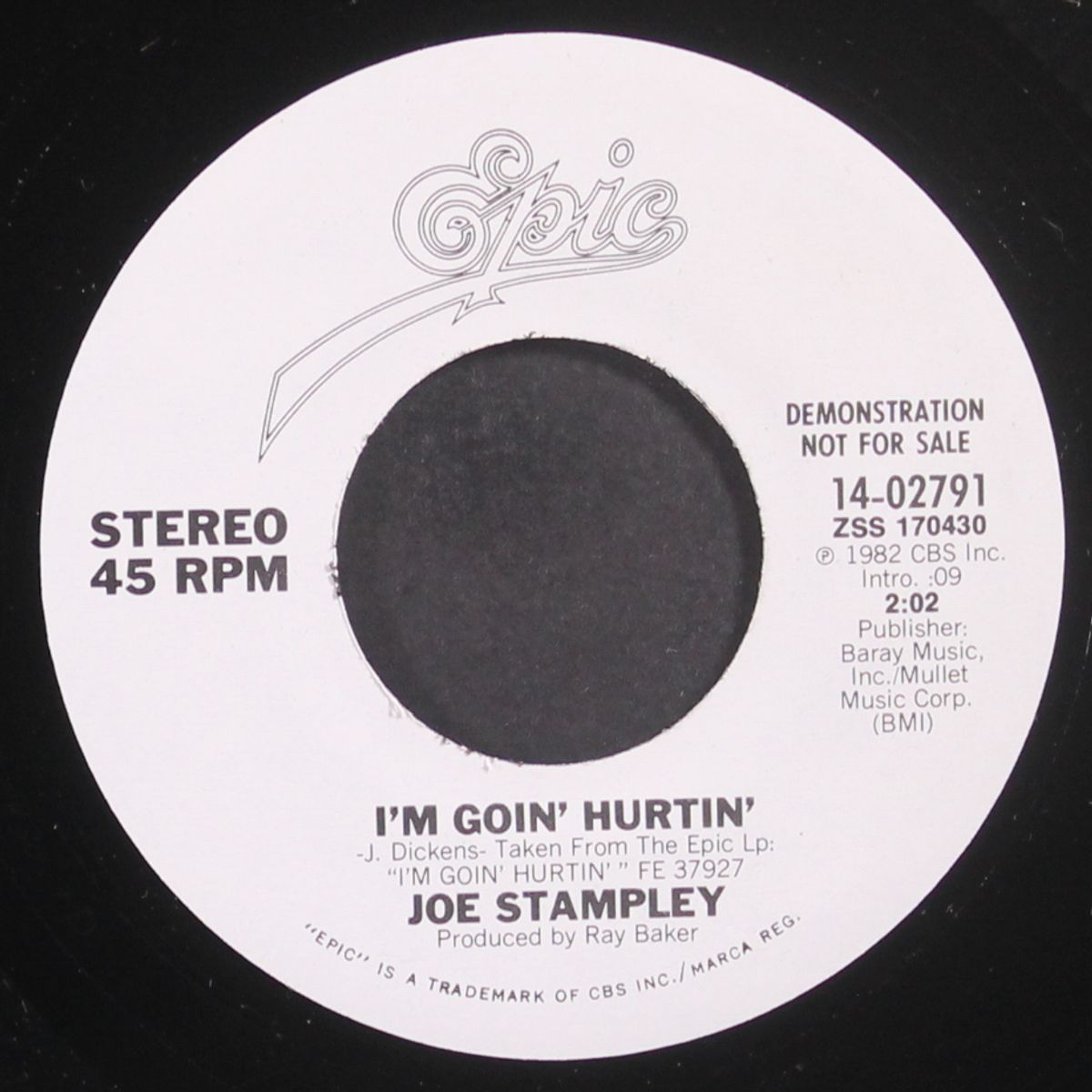 i'm goin' hurtin' / same by JOE STAMPLEY